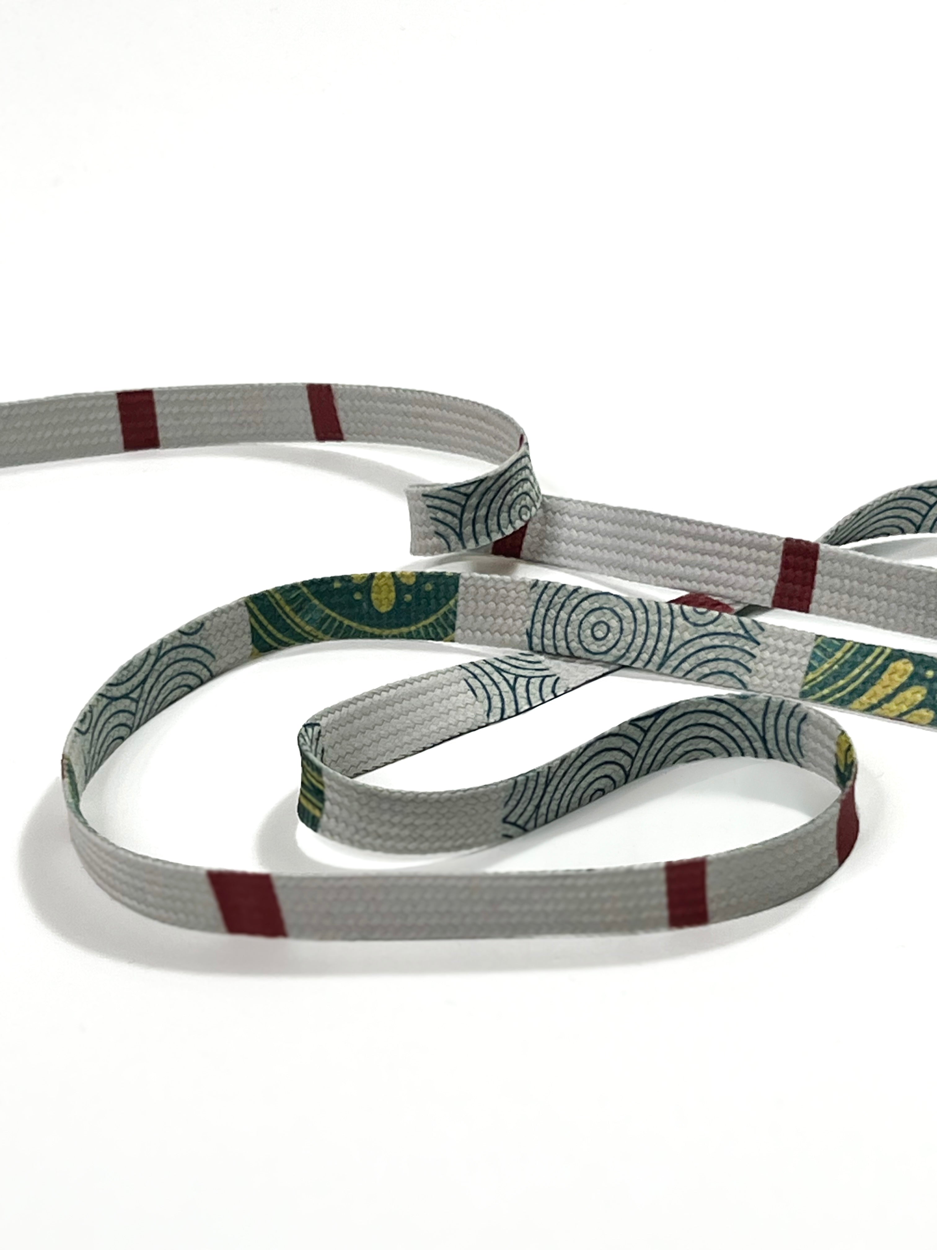 Schnürsenkel, bedruckt, Muster, Unikat, hochwertig, Schuhband, Flachsenkel, gemustert, selbstbedruckt