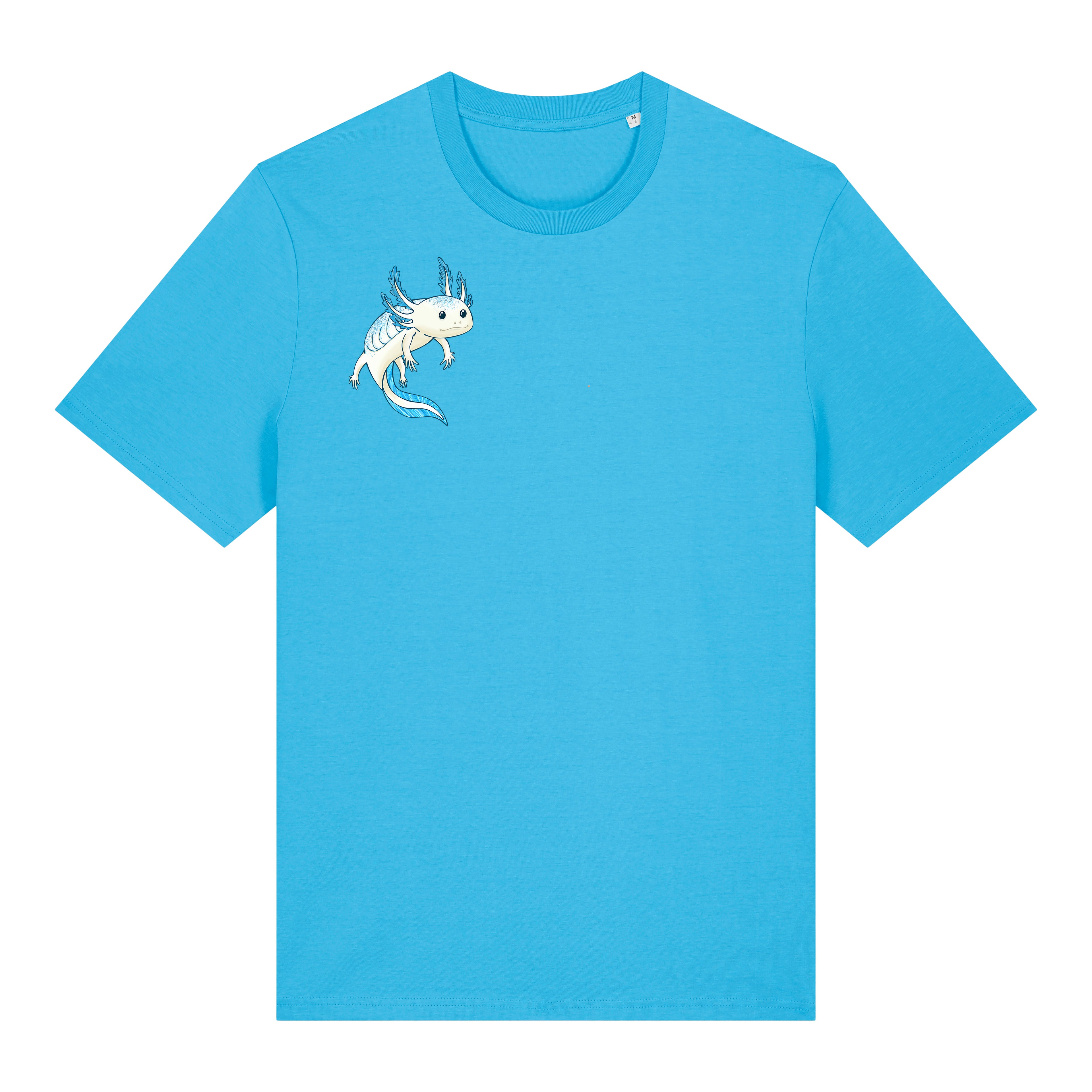 T-Shirt bedruckt, "Axolotl"