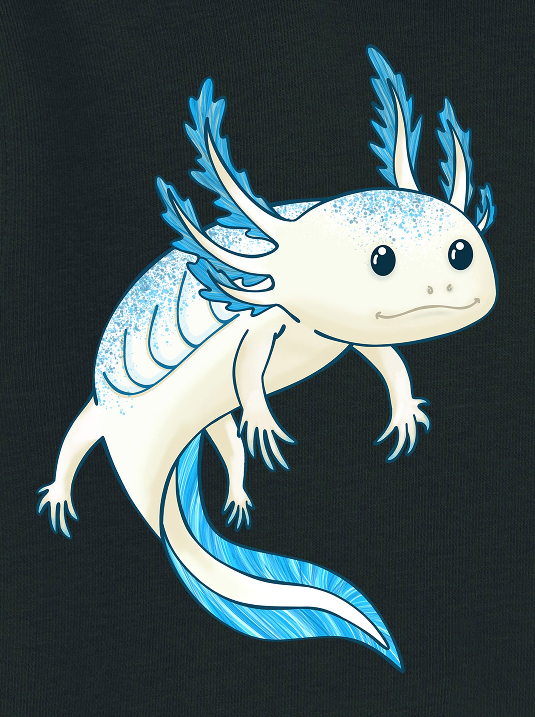 Kinder-Hoodie "Axolotl"