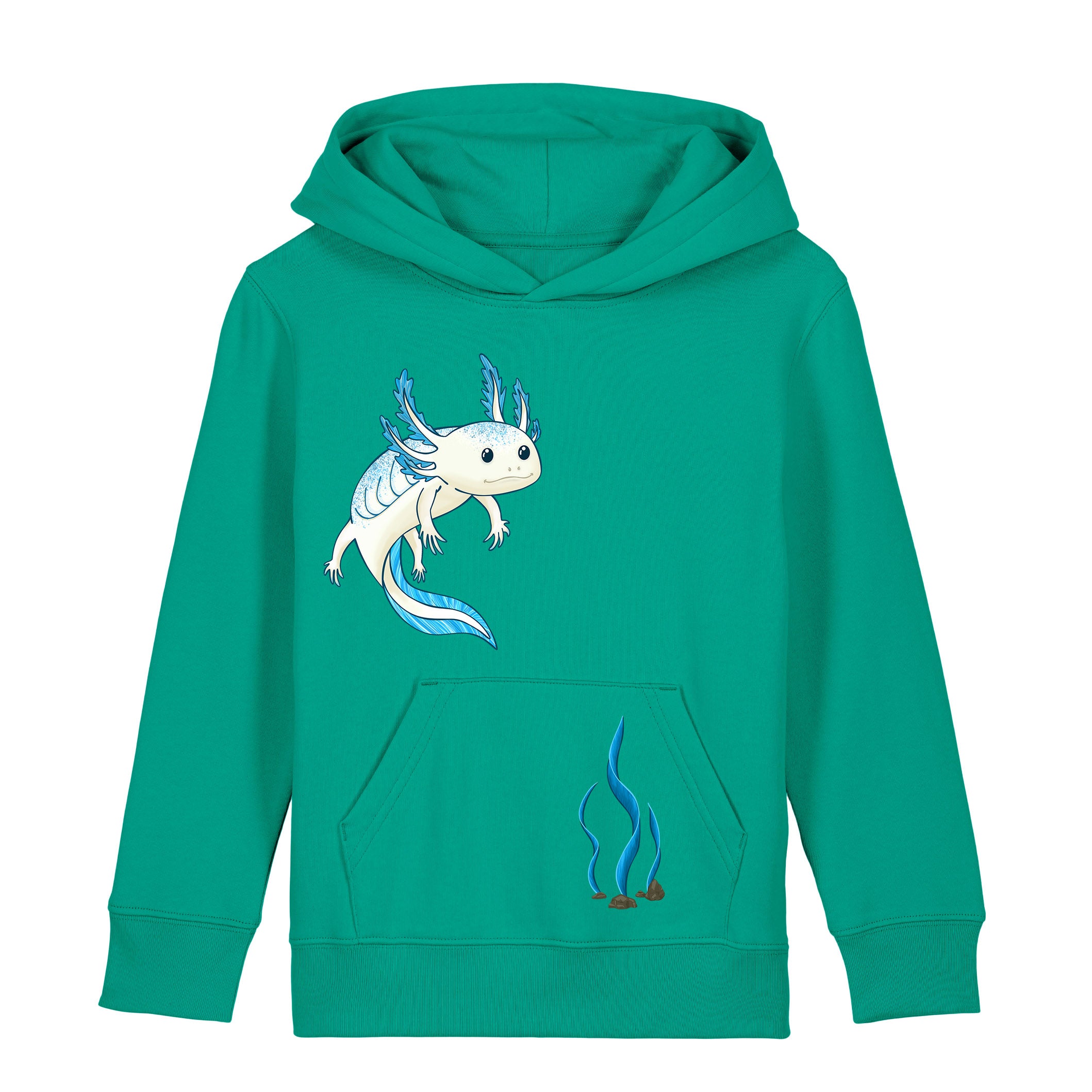 Kinder-Hoodie "Axolotl"