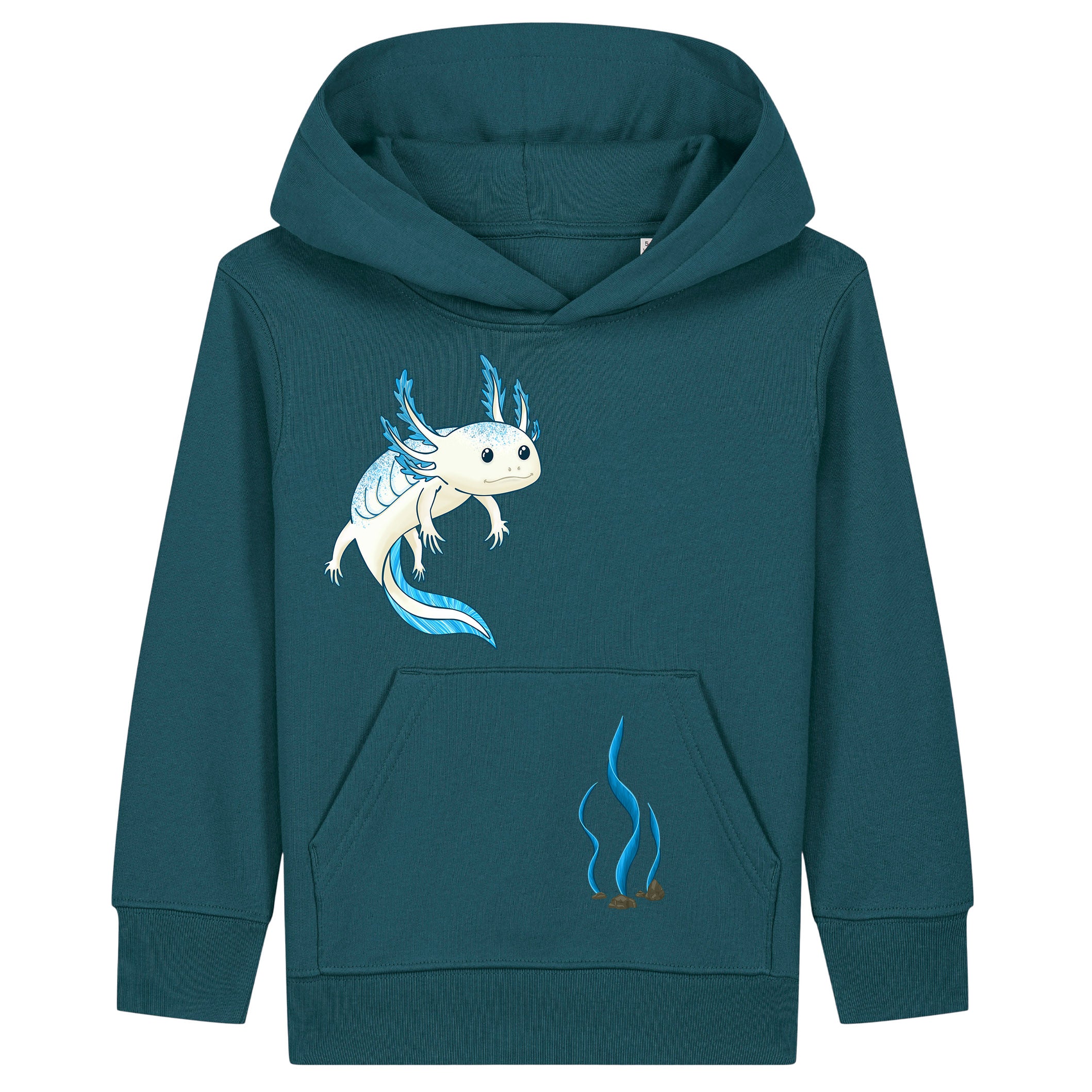 Kinder-Hoodie "Axolotl"