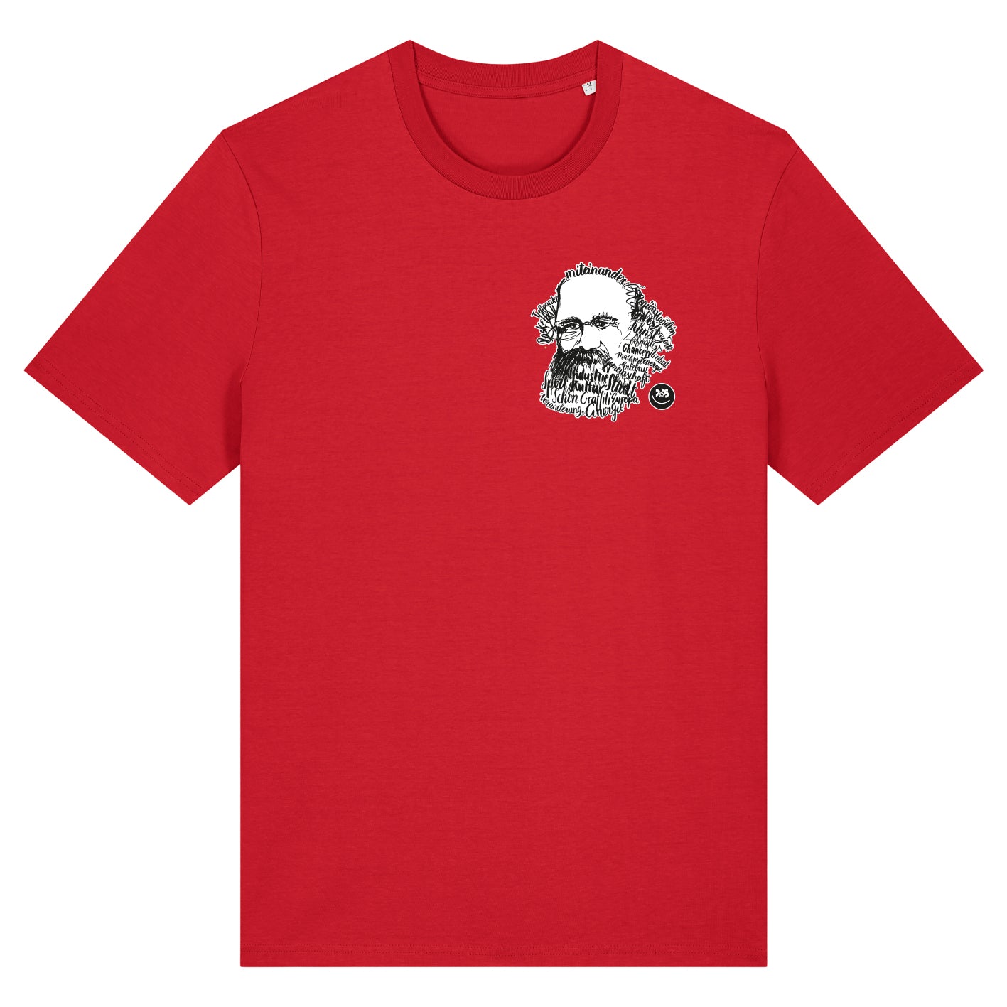 T-Shirt bedruckt "Kaligrafie-Marx"