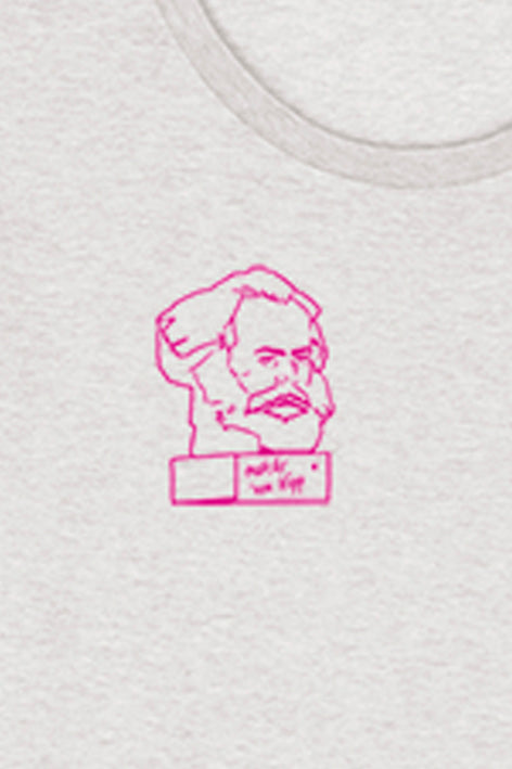 Damen-T-Shirt „Karl Marx – mach dir ’nen Kopp“
