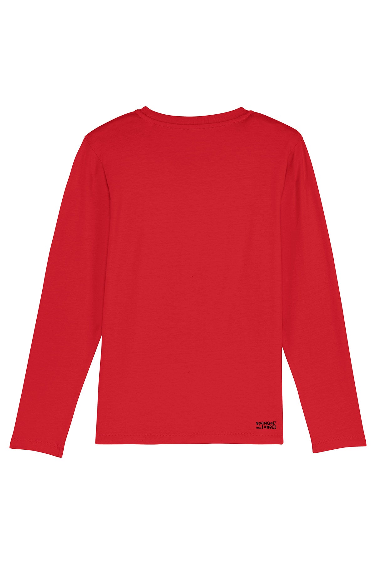 Kinder Langarmshirt „Feuerwehr Tatü Tata“ – Bio-Baumwolle, Rot