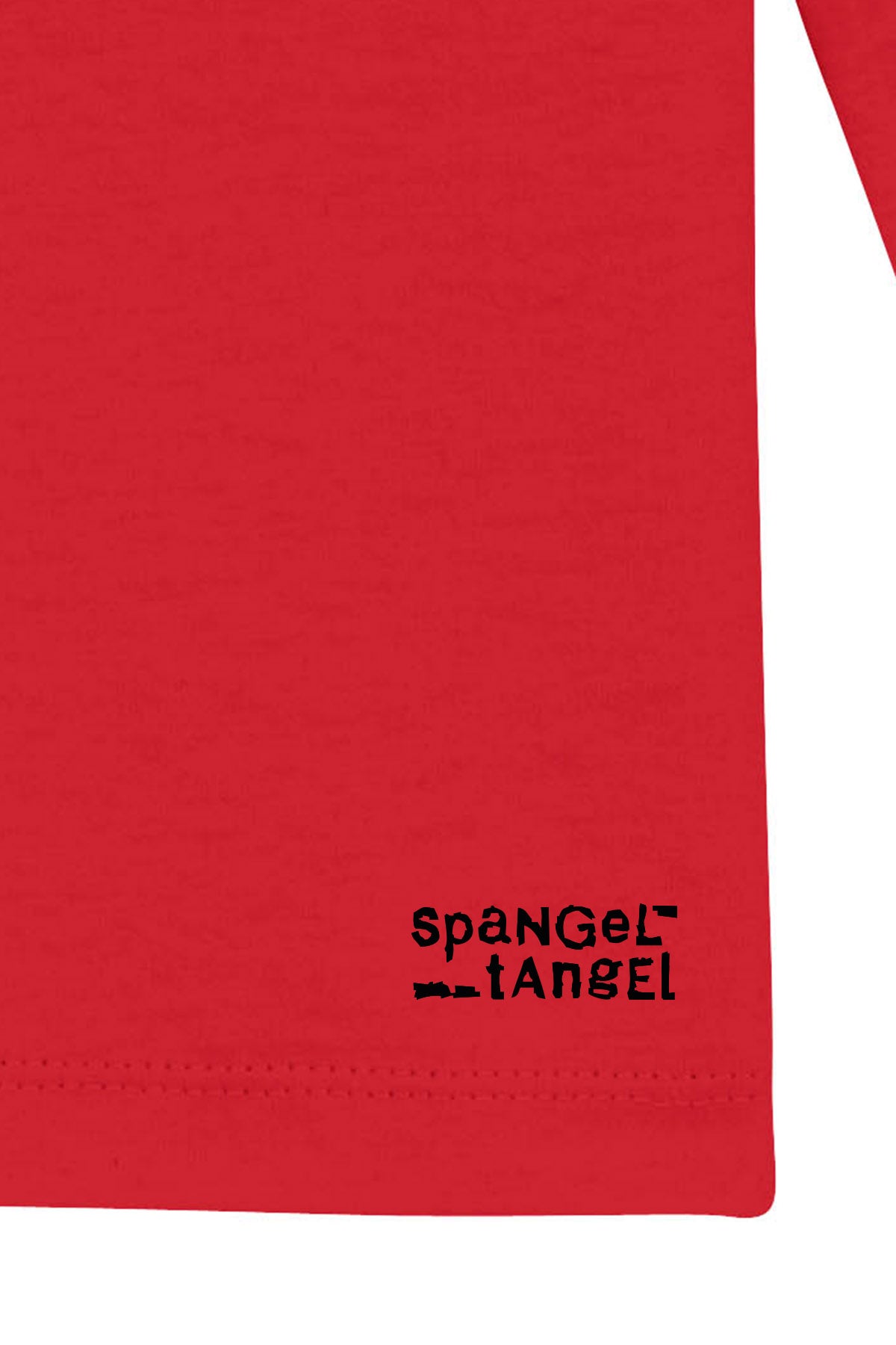 Kinder Langarmshirt „Feuerwehr Tatü Tata“ – Bio-Baumwolle, Rot