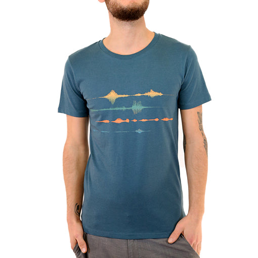 T-Shirt Schallwelle, Frequenz, Unisex