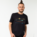 T-Shirt Schallwelle, Frequenz, Unisex
