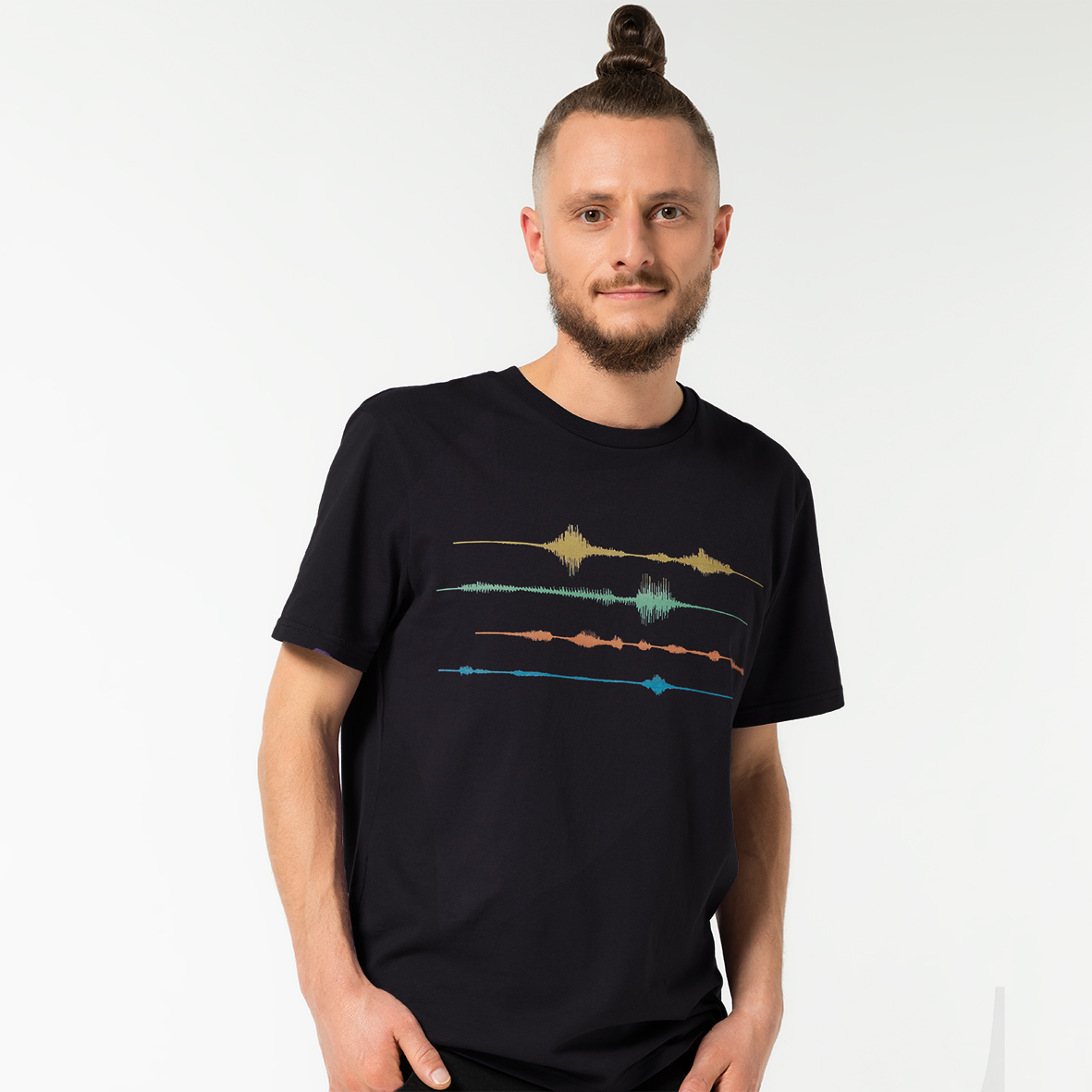 T-Shirt Schallwelle, Frequenz, Unisex