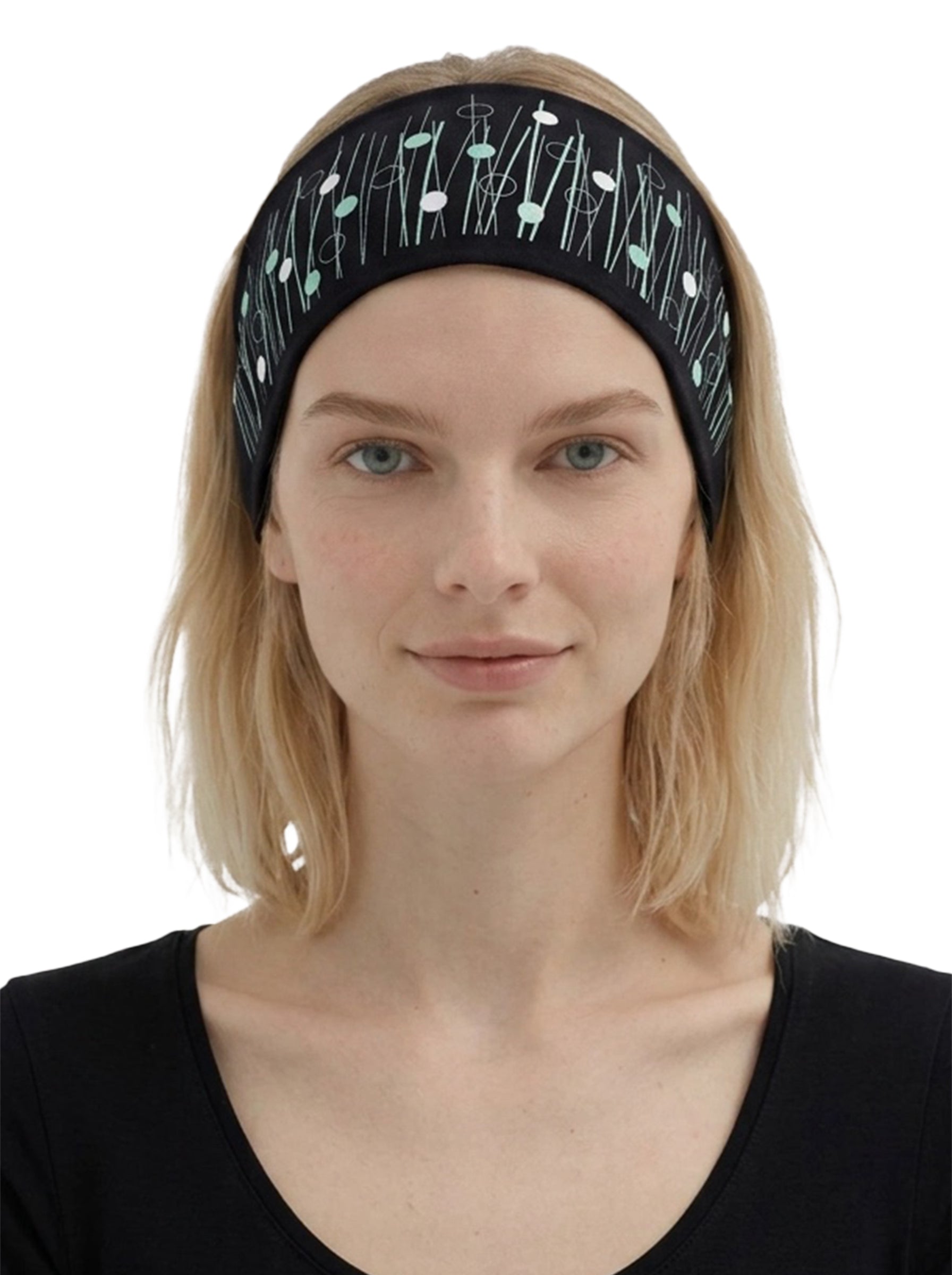 Haarband mit geometrischem Muster