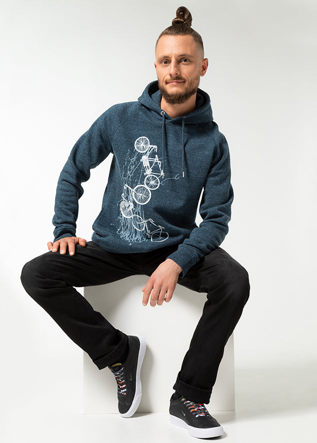 Hoodie "Fahrrad" Sweatshirt, Kapuzenpullover
