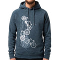 Hoodie "Fahrrad" Sweatshirt, Kapuzenpullover