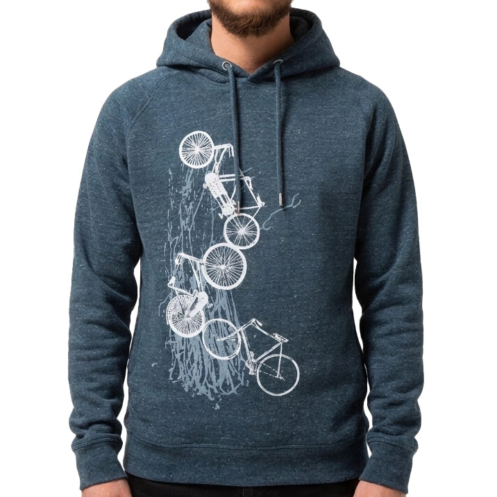 Hoodie "Fahrrad" Sweatshirt, Kapuzenpullover