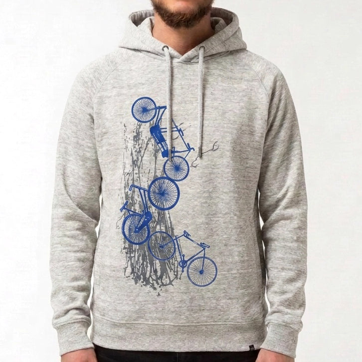 Hoodie "Fahrrad" Sweatshirt, Kapuzenpullover