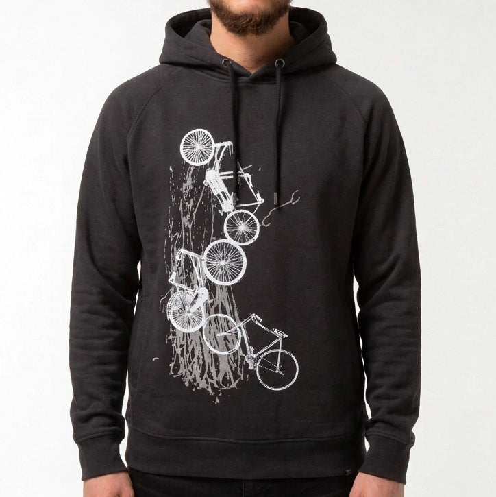 Hoodie "Fahrrad" Sweatshirt, Kapuzenpullover
