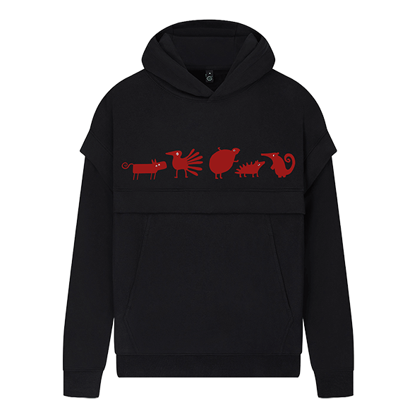 Hoodie "Lustige Tiere"