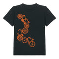 Kinder-T-Shirt, bedruckt "Fahrräder"