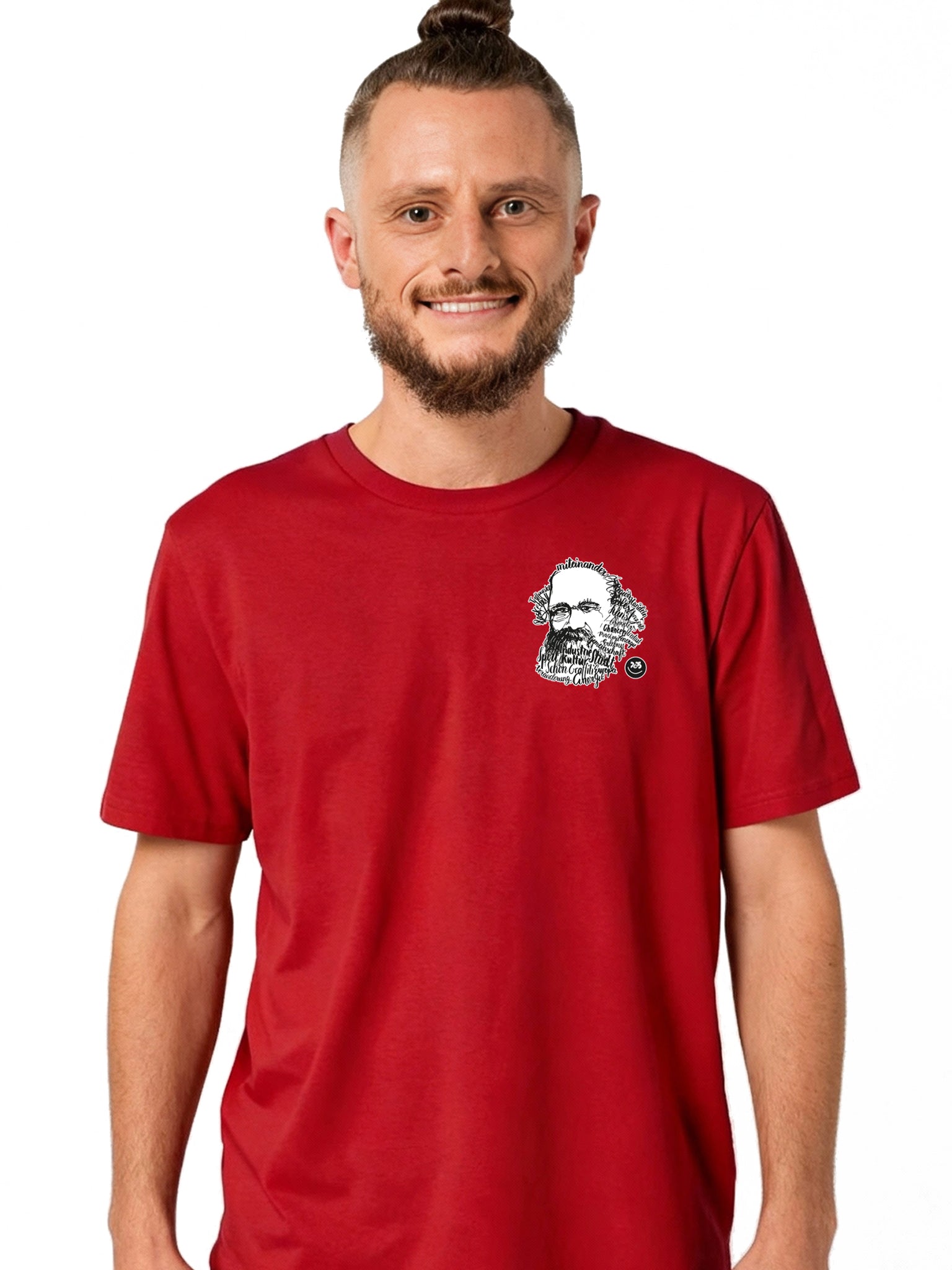 T-Shirt bedruckt "Kaligrafie-Marx"