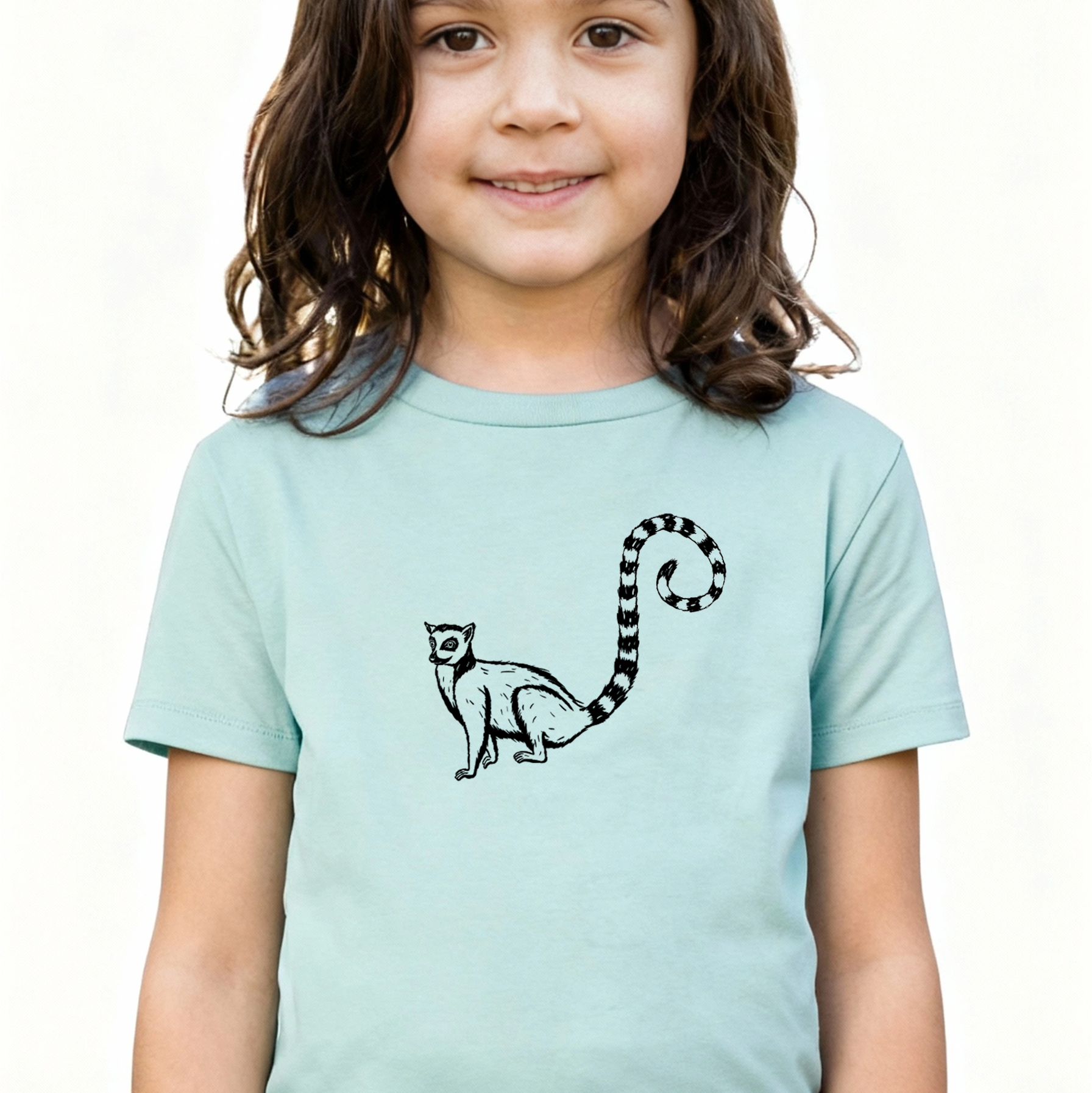 Kinder-T-Shirt "Kringel-Lemur"