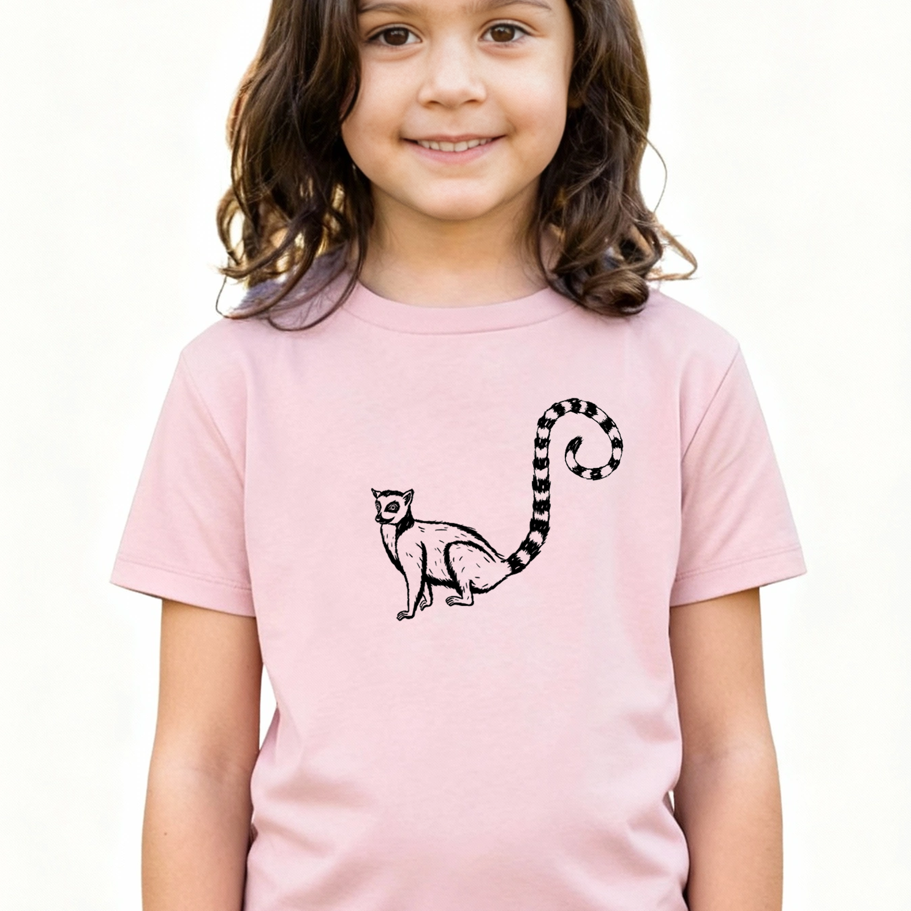 Kinder-T-Shirt "Kringel-Lemur"