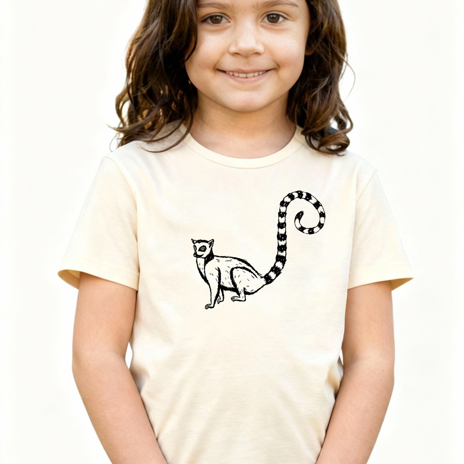 Kinder-T-Shirt "Kringel-Lemur"