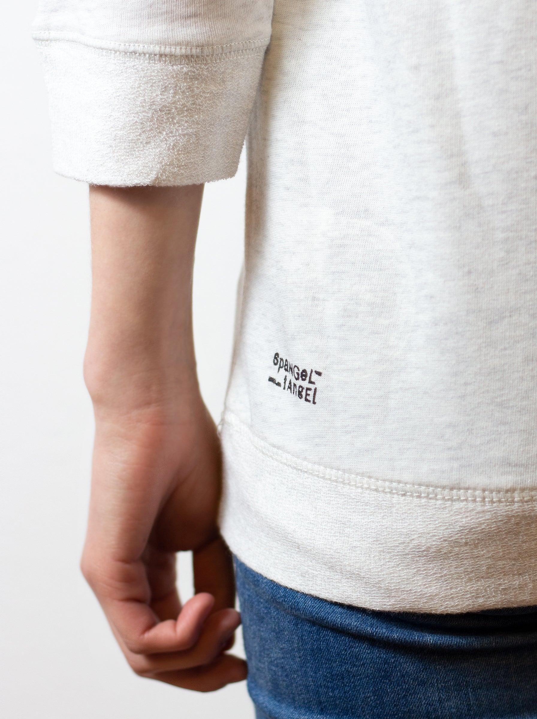 Pullover, "Mondkatze", Sweatshirt, cremeweiß