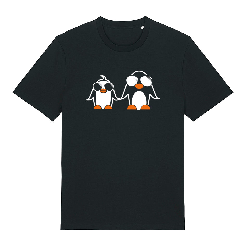 T-Shirt bedruckt, "Pinguine"
