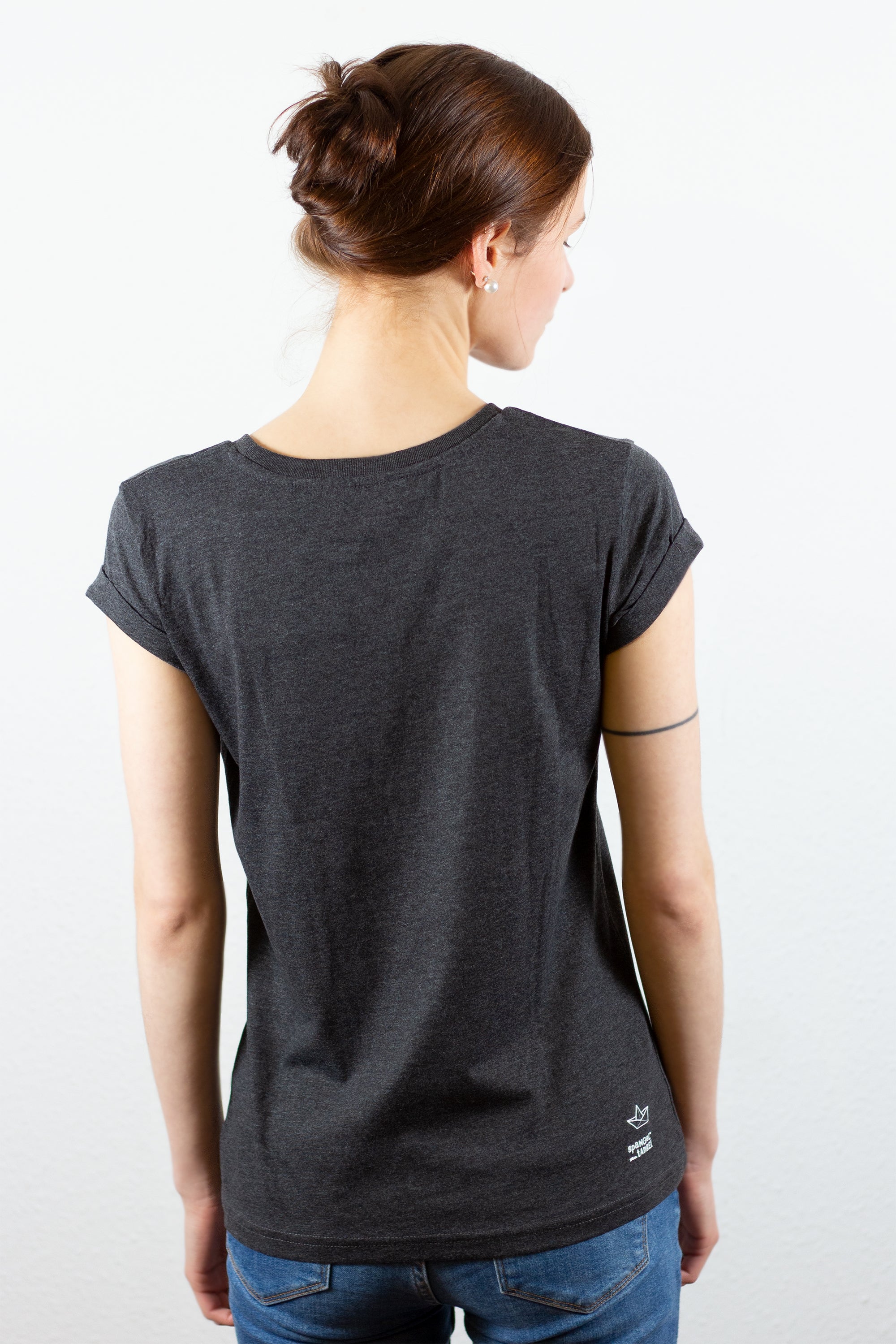Damen T-Shirt „Boote“, tailliert, Siebdruck