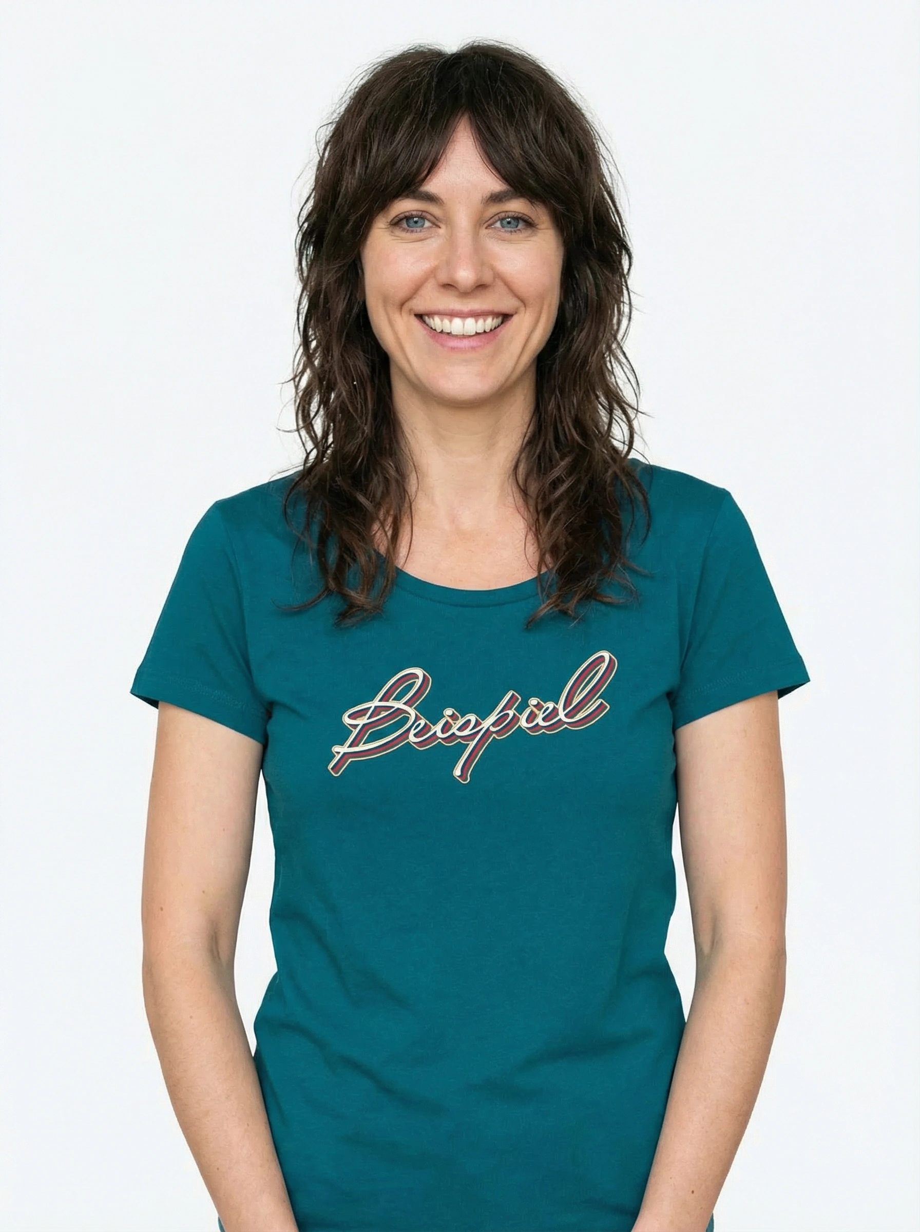 Damenshirt mit Wunschtext, Effektschrift
