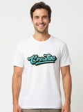 Bio-T-Shirt mit Wunschtext, Effekt-Schrift "Creative"