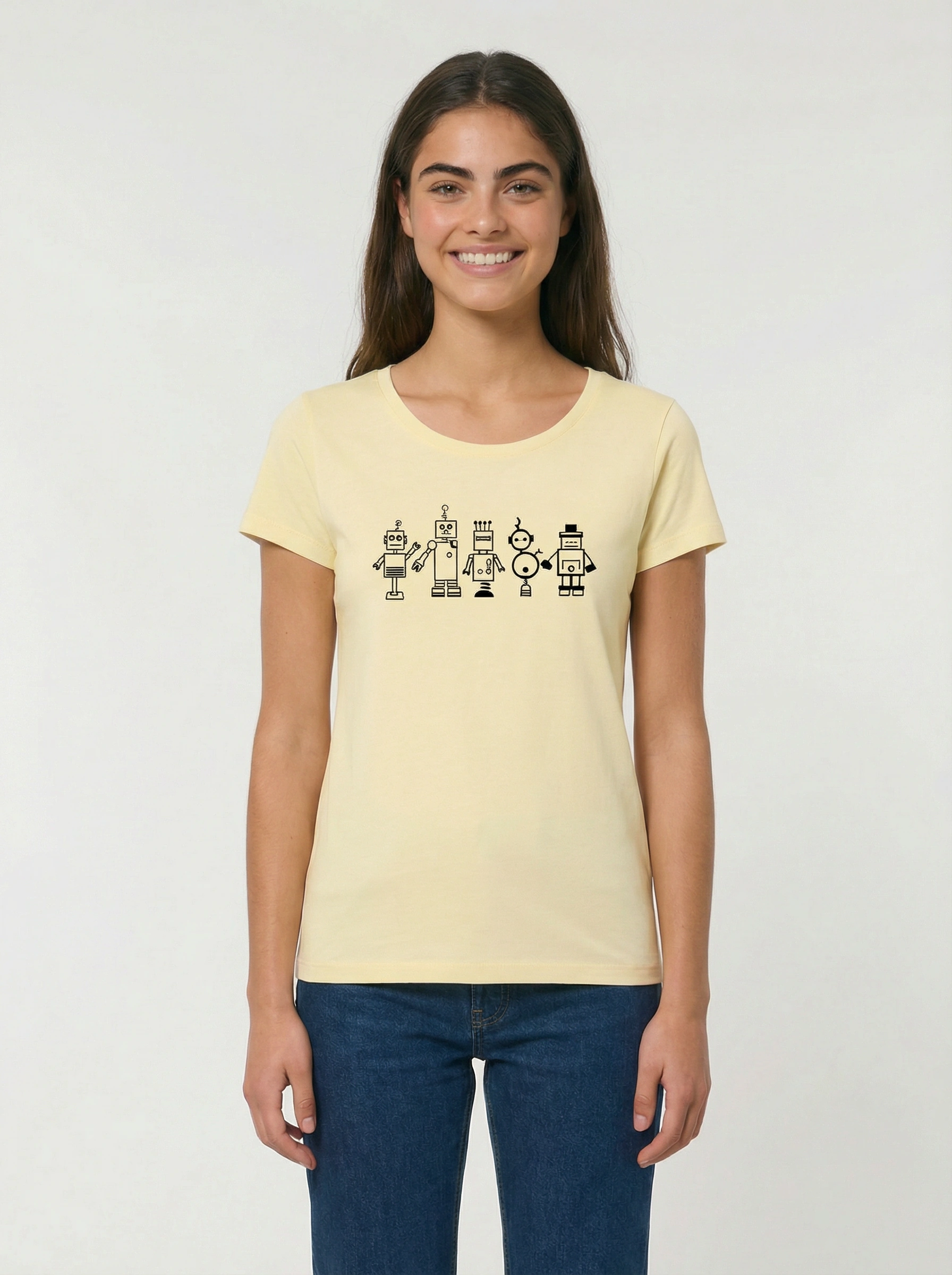 Damen-Shirt "Roboter"