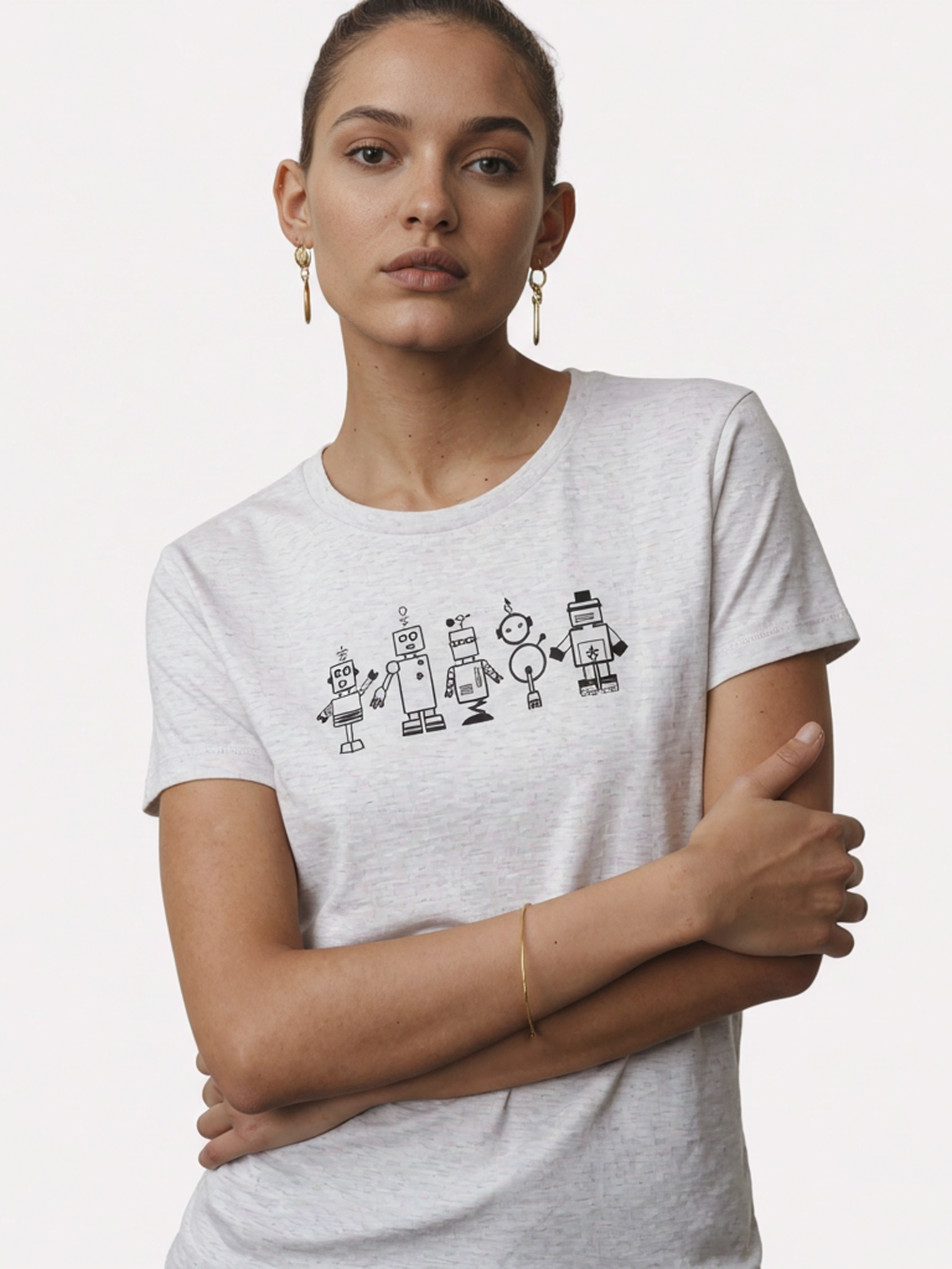 Damen-Shirt "Roboter"