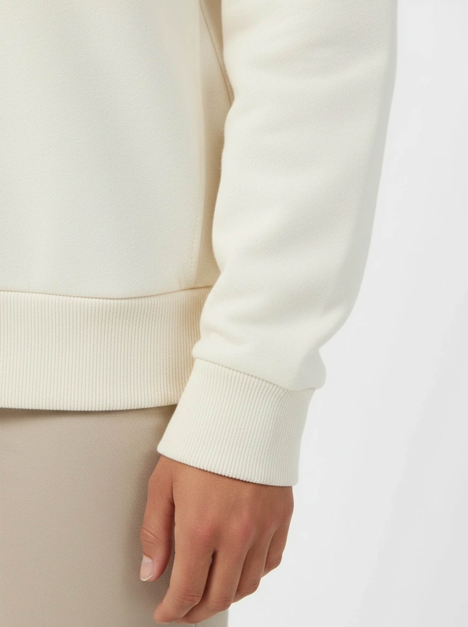 Pullover, "Kaktusfrau" cremeweiß, Sweatshirt, Damen, bedruckt, Bio-Baumwolle