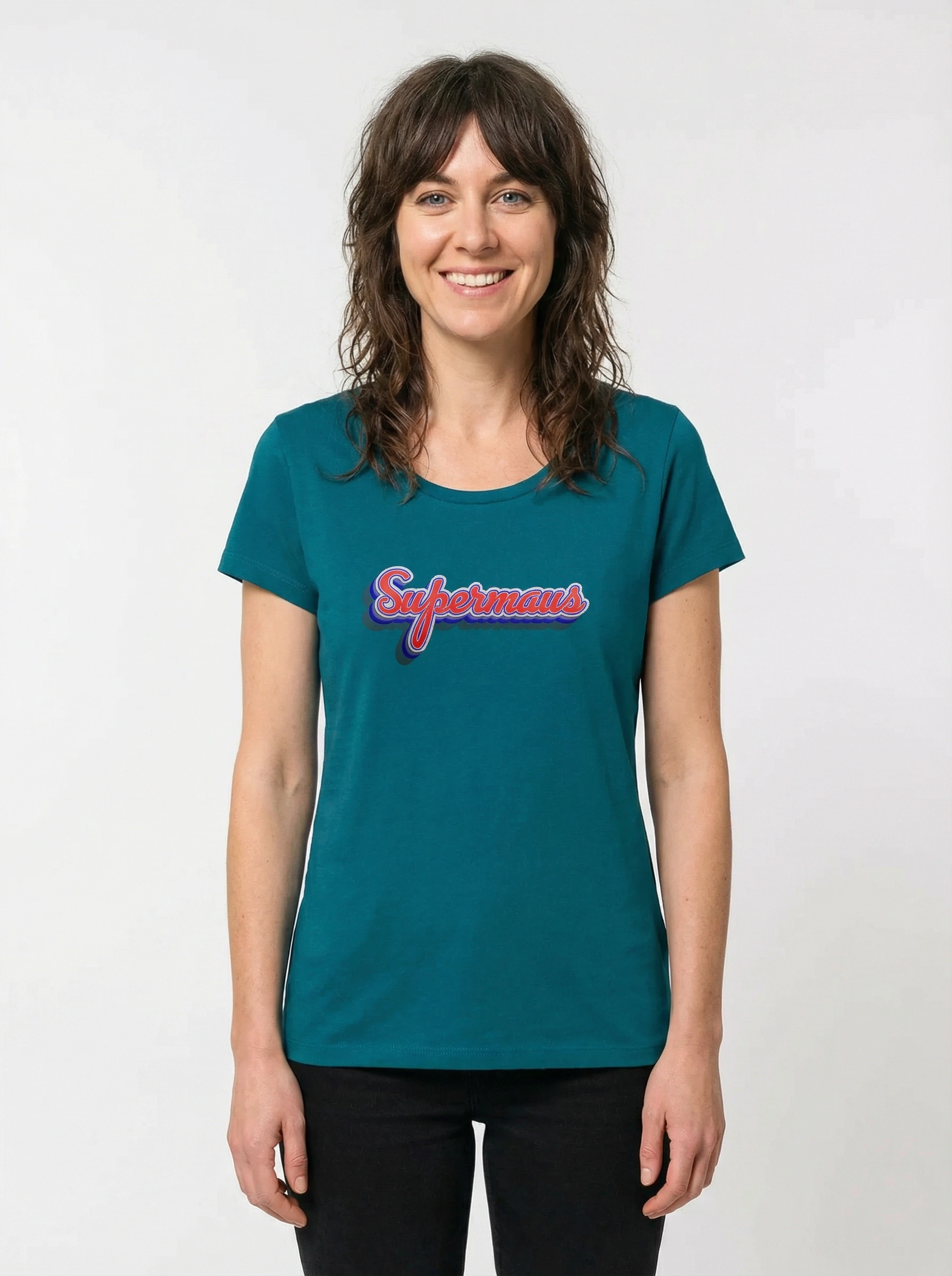 Damenshirt mit Wunschtext, Effektschrift "Different"