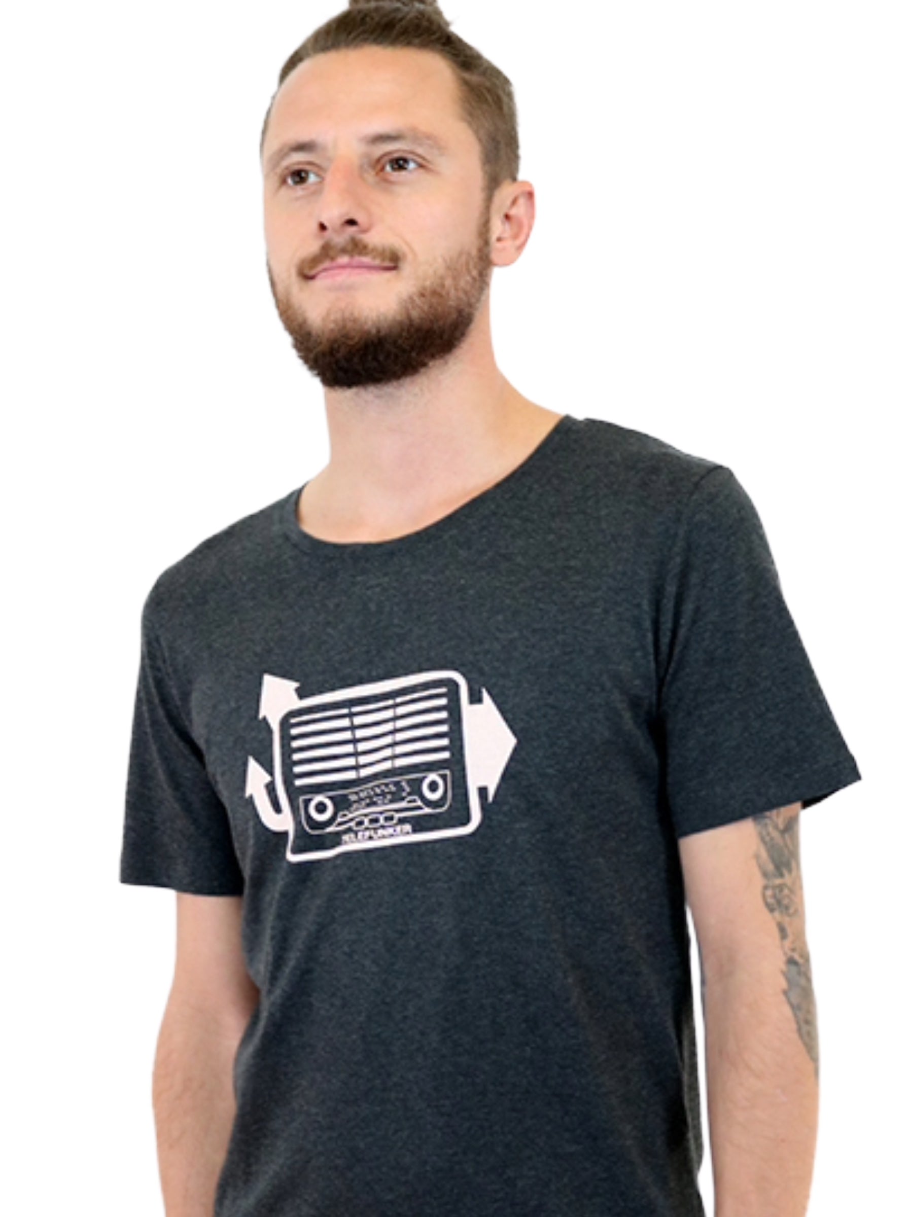 T-Shirt bedruckt, "Retro Radio"