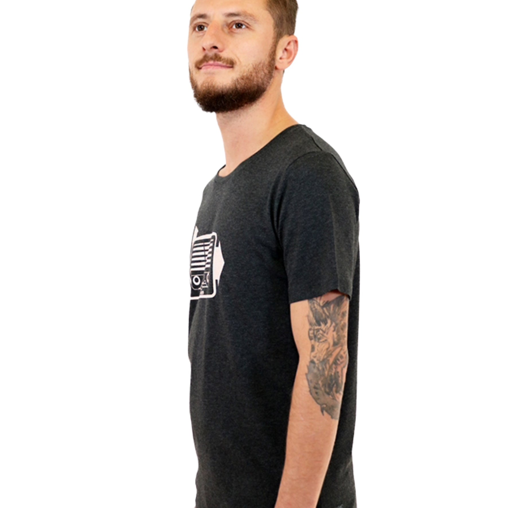 T-Shirt bedruckt, "Retro Radio"