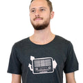 T-Shirt bedruckt, "Retro Radio"
