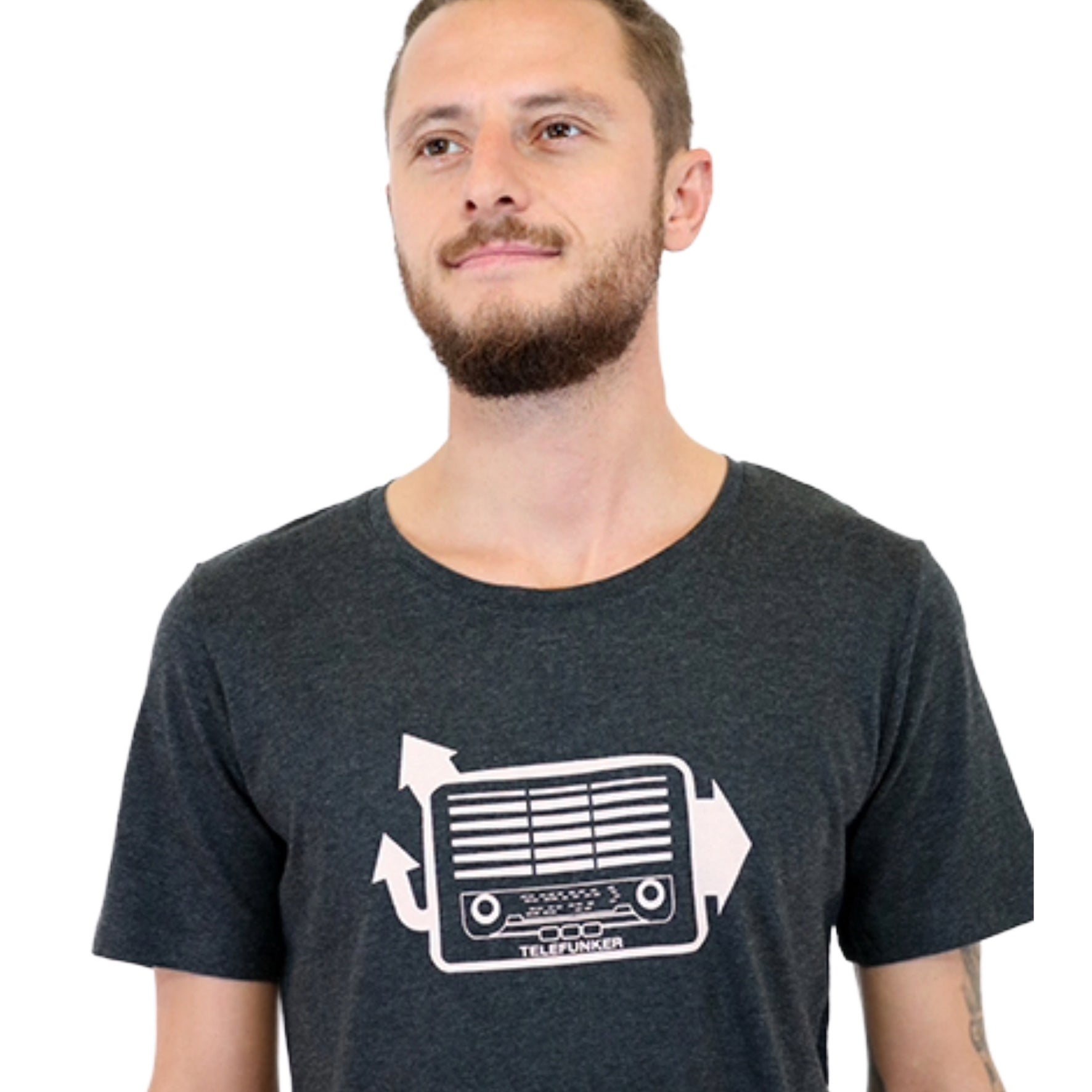 T-Shirt bedruckt, "Retro Radio"