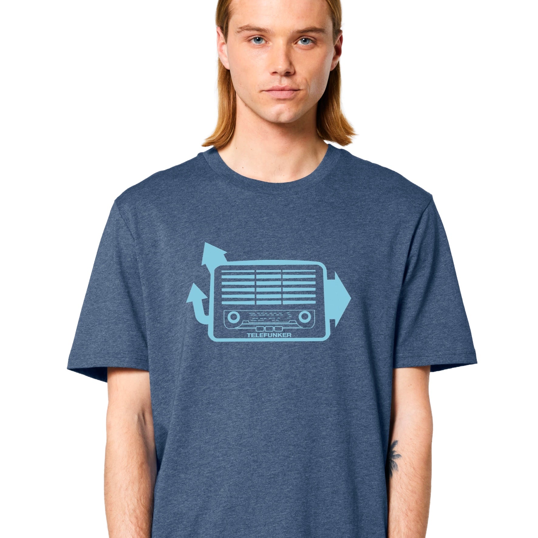 T-Shirt bedruckt, "Retro Radio"