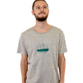 T-Shirt bedruckt, "Windkraft"