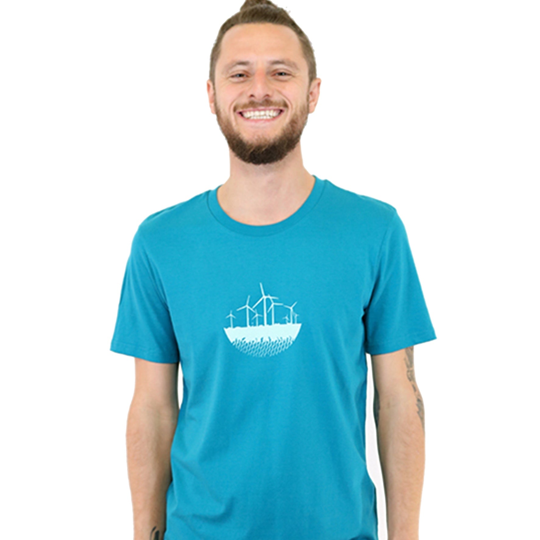 T-Shirt bedruckt, "Windkraft"