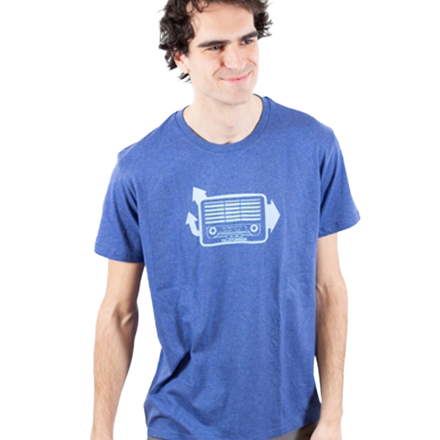 T-Shirt bedruckt, "Retro Radio"