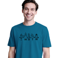 T-Shirt, bedruckt Roboter