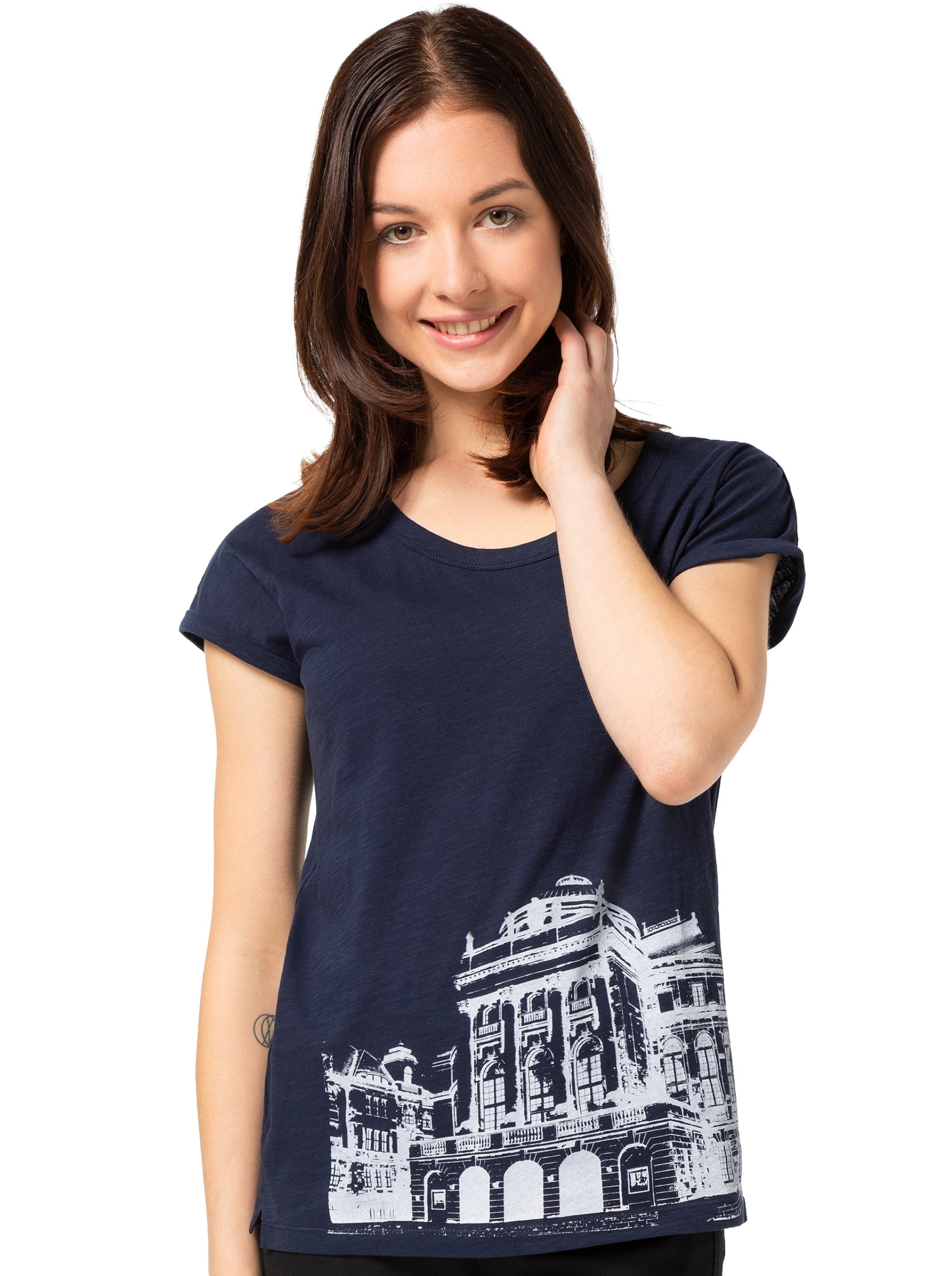 Damen T-Shirt „Opernhaus Chemnitz“, Siebdruck