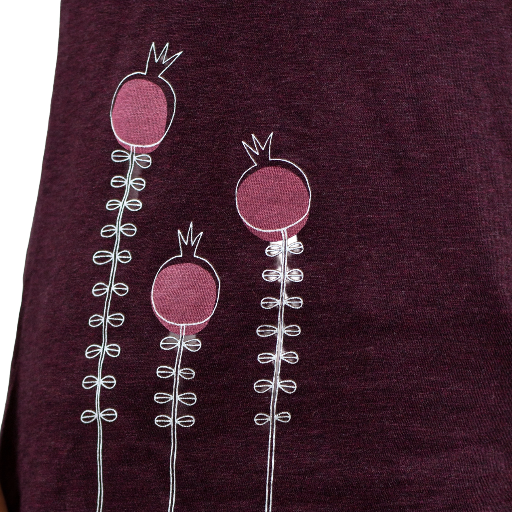 T-Shirt, bedruckt, "Lillis Blume"