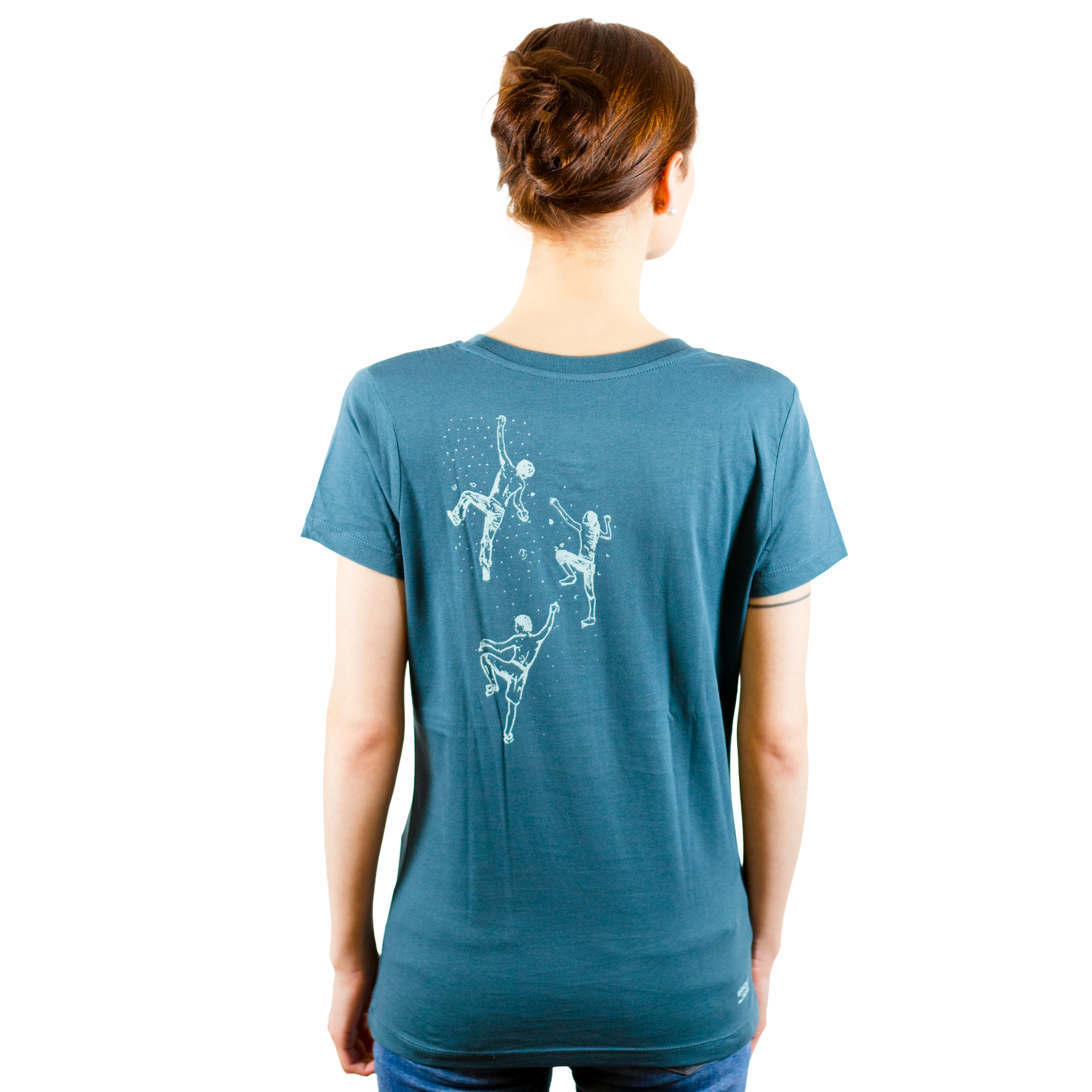 T-Shirt, bedruckt, "Bouldern"