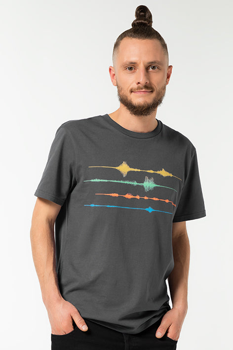 T-Shirt Schallwelle, Frequenz, Unisex