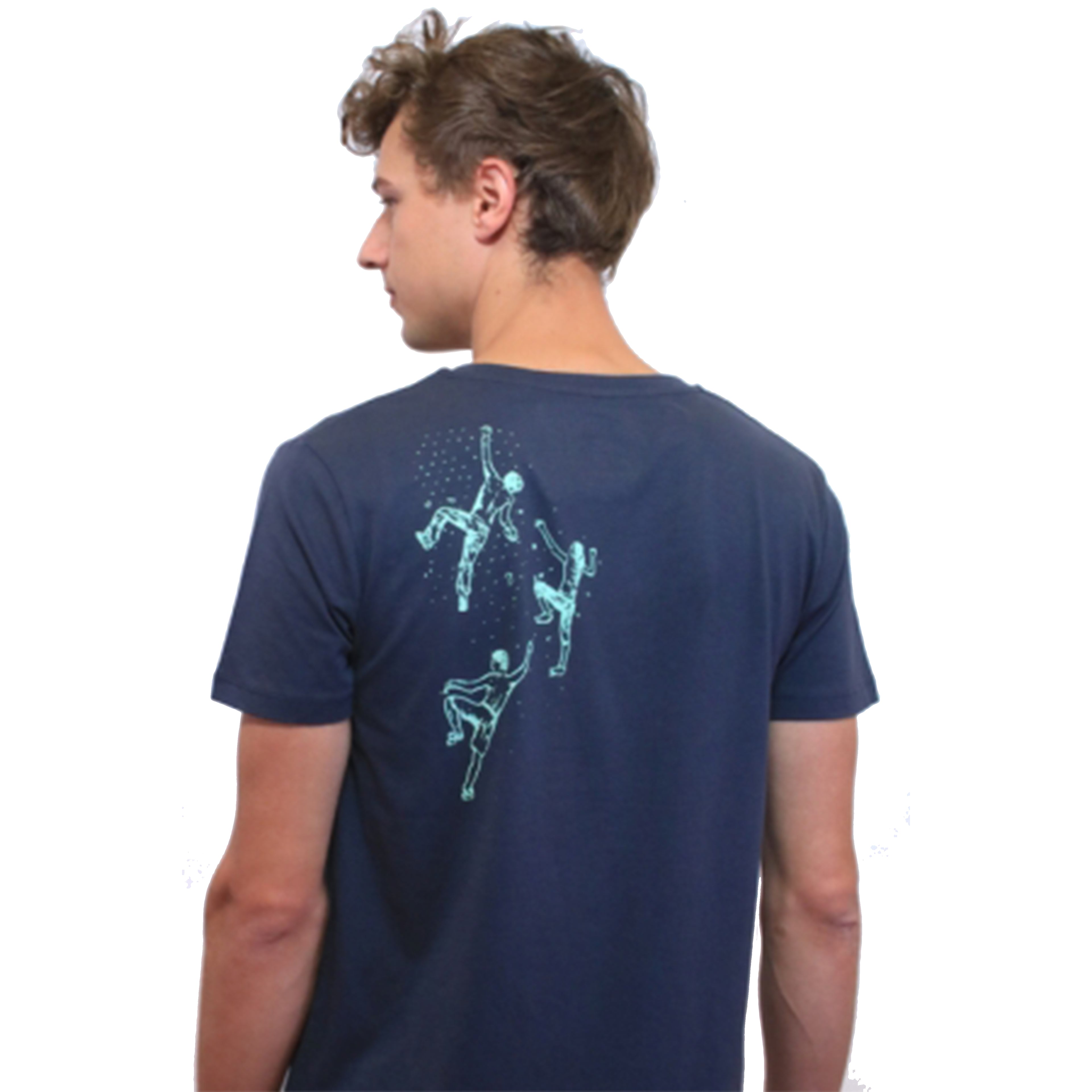 T-Shirt, bedruckt, "Bouldern", Unisex