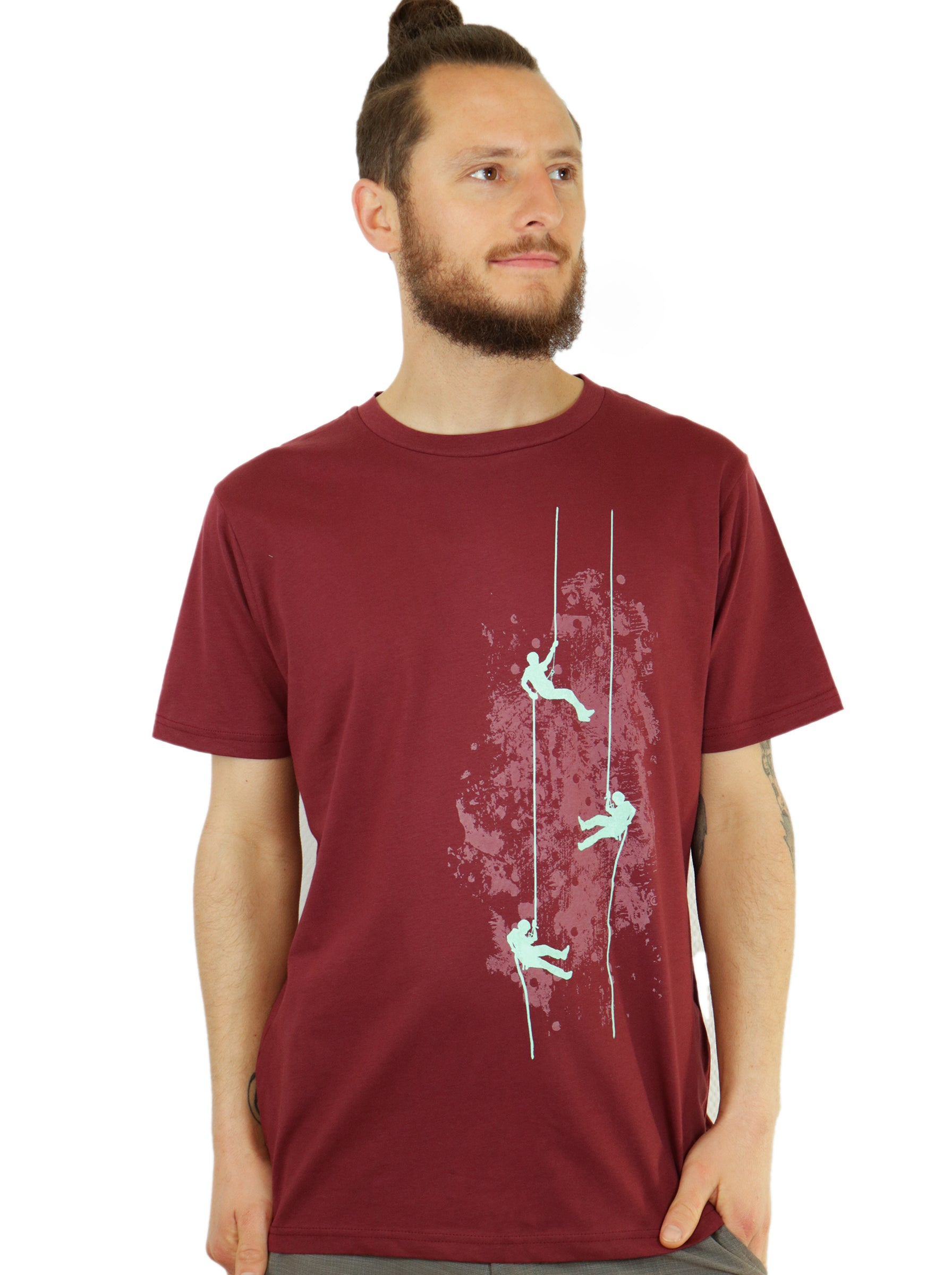 T-Shirt, bedruckt "Kletterer"