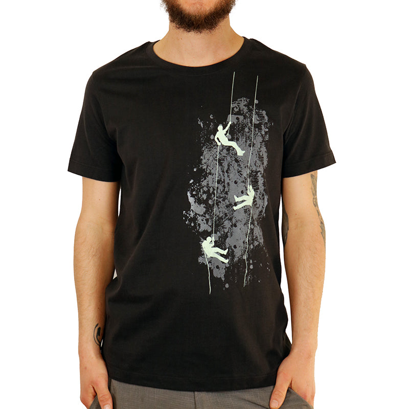T-Shirt, bedruckt "Kletterer"