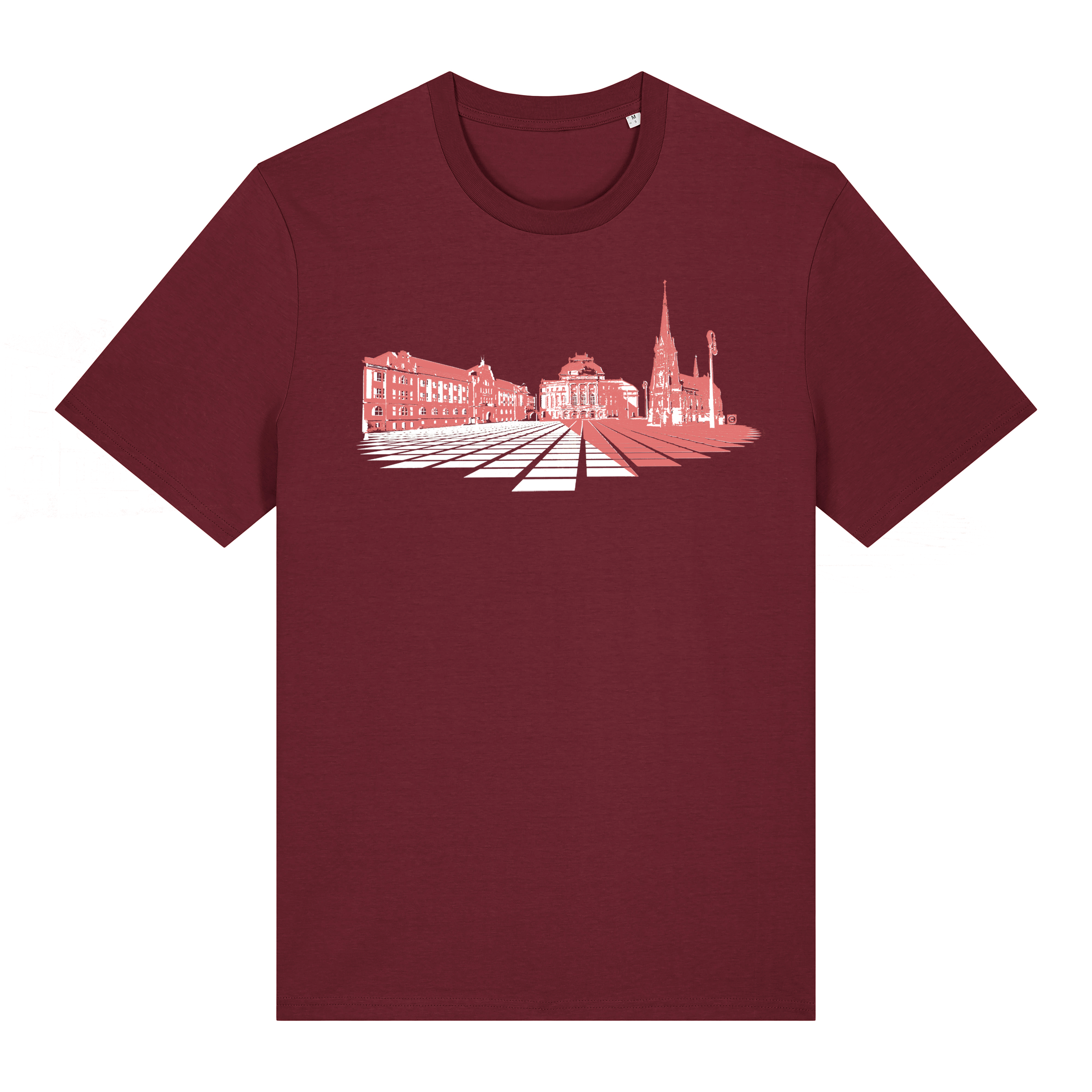 T-Shirt bedruckt "Opernplatz Chemnitz"